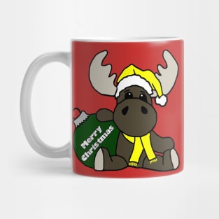 Christmas Moose Mug